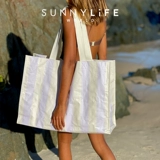 Вместительная и большая пляжная летняя сумка, водонепроницаемая сумка-органайзер для плавания, популярно в интернете