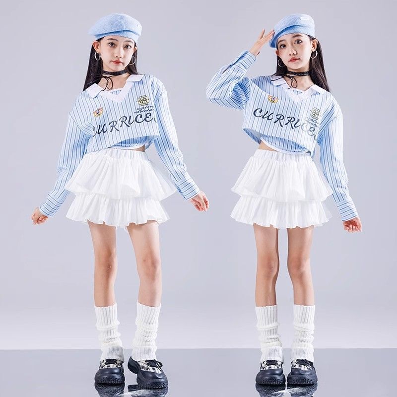 Teacher Recommended Jazz Outfits for Girls, Trendy and Cool Jazz Costumes, Fashionable Jazz Clothes for Girls' Dance Groups, Children's Performance Outfits