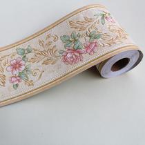 Self-adhesive European 3D three-dimensional waistline living room bedroom bathroom tile waterproof wall sticker wall skirt paste