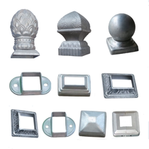 Technical support: Iron and aluminum art accessories bottom cover stigma stamping parts engineering fence flowers factory direct sales in stock
