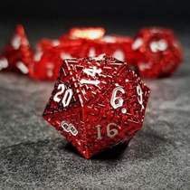 Sages Portal Labyrinths DND Dice Set 7-Pc Hollow Metal W