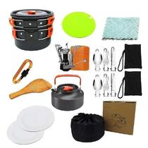 Outdoor Cookware Set Camping Aluminum Cooking Set Picnic