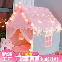 Xinjiang Tibetan childrens tent indoor play house small house castle princess house sleeping play house toys