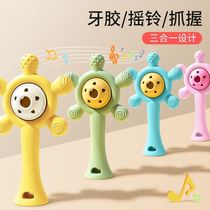 Teether chewable for babies boilable teething sticks to prevent hand eating 4-6 month old baby toy oral chewing gum for small palms