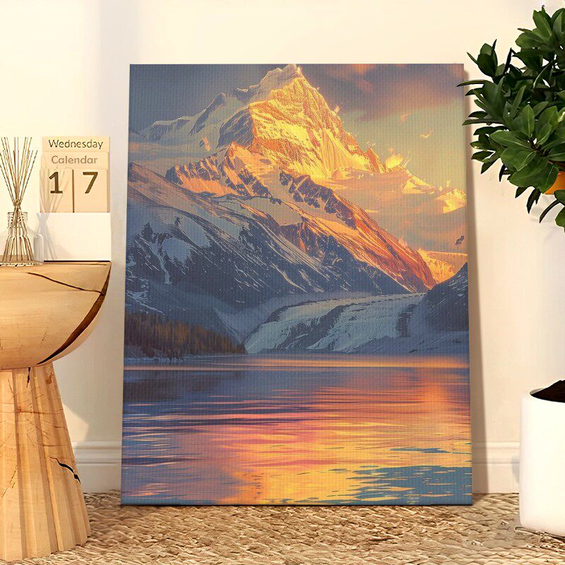 数字油画DIY风景手工填色，2024新款治愈系高级感定制油彩画画，你值得