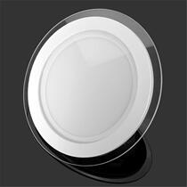Dimmable LED Panel Light Round Glass Panel Downlight 6W 12W