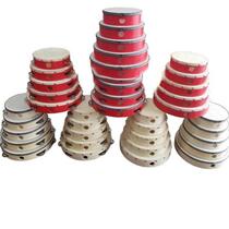 Musical instrument drummer drum props dance performance childrens money use tambourine to stir up happiness wooden toy continental tambourine