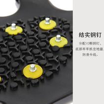 Childrens simple crampons anti-slip sole nail chain shoe covers for men and women outdoor snow and ice anti-ski claws mountain climbing ice grip