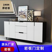 Slate kitchen cabinet door panel kitchen aluminum alloy cabinet custom bathroom wardrobe door framed cabinet door whole house customization