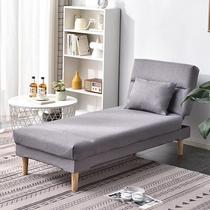 Fabric chaise lounge chair sponge couch bedroom living room chaise longue multifunctional folding lunch break bed splicing bed simple