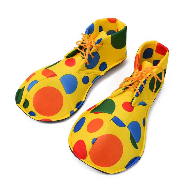 Halloween clown shoe covers performance props magic shoes cos elf boots boots covers dance performance matching supplies