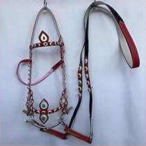 2024 new product walking horse fork Shuile Tibetan ethnic harness bridle horse bit horse bridle Tibetan traditional supplies
