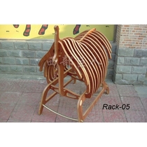 Super log ridge saddle rack saddle display rack horse equipment