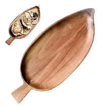 Snacks Serving Tray Eco-Friendly Wood Platters Aesthetical