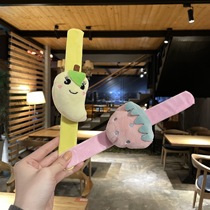 Small bicycle accessories wrist hugging panda bracelet plush toy motorcycle patting decorative creativity