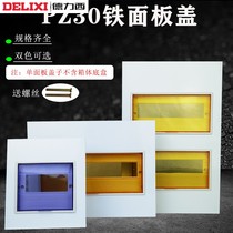 Delixi official website PZ30 distribution box panel iron cover plate light and dark packing cover 10 12 15 18 20