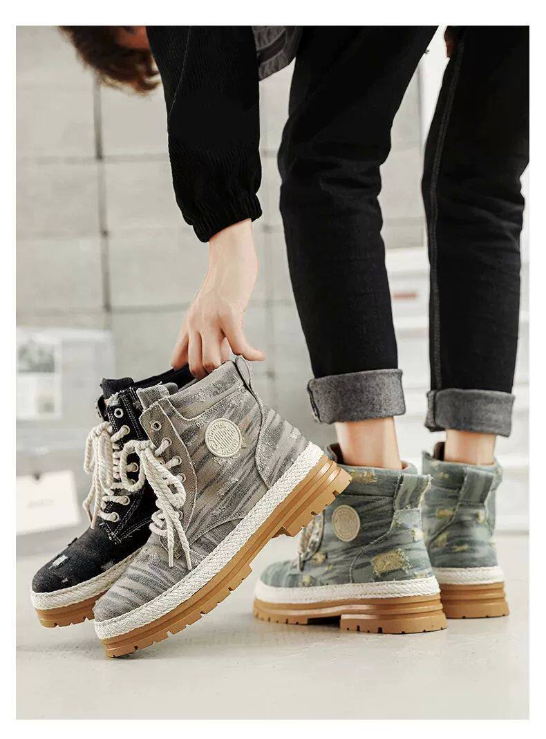 берцы cyytl 2023 mens boots casual shoes cowboy military platform OTHER