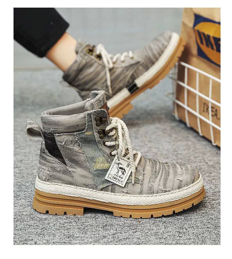 берцы cyytl 2023 mens boots casual shoes cowboy military platform OTHER