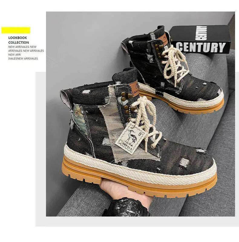 берцы cyytl 2023 mens boots casual shoes cowboy military platform OTHER