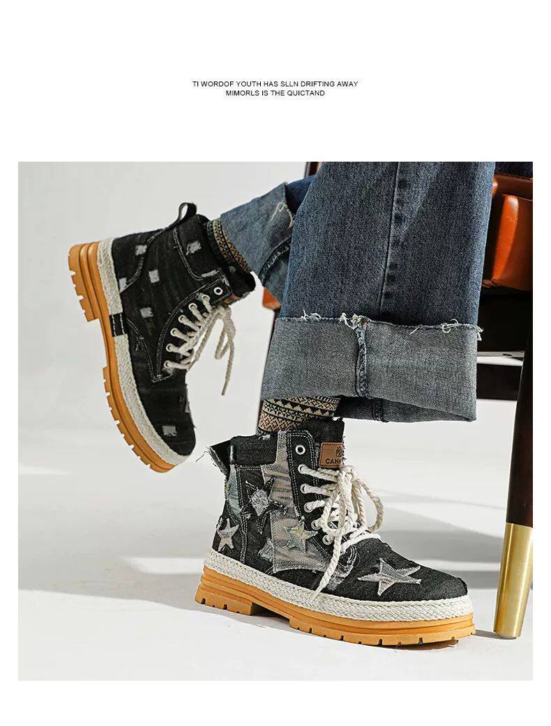 берцы cyytl 2023 mens boots casual shoes cowboy military platform OTHER