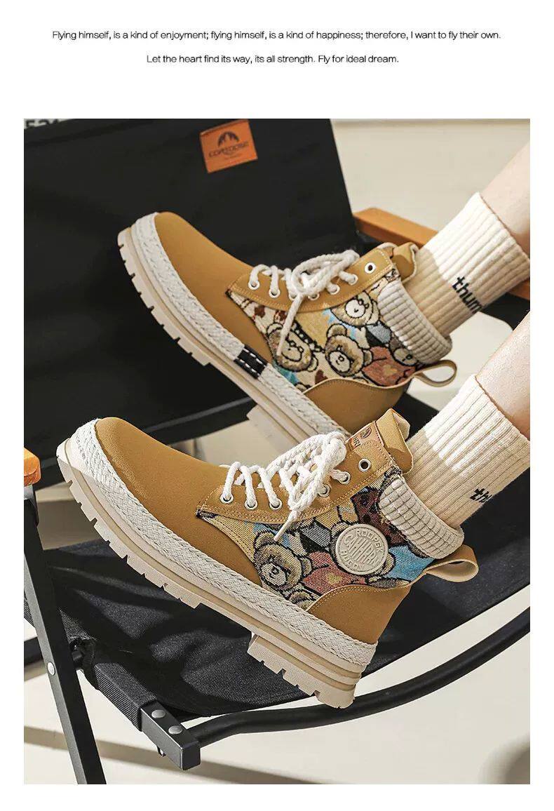 берцы cyytl 2023 mens boots casual shoes cowboy military platform OTHER