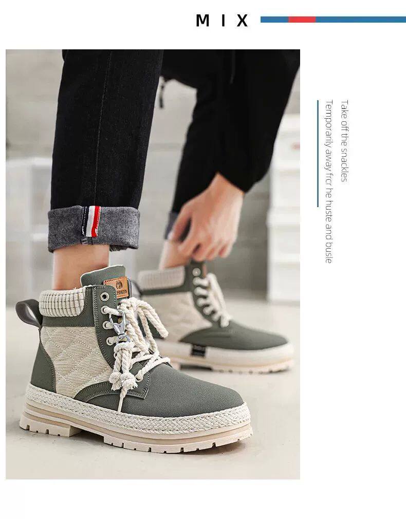 берцы cyytl 2023 mens boots casual shoes cowboy military platform OTHER