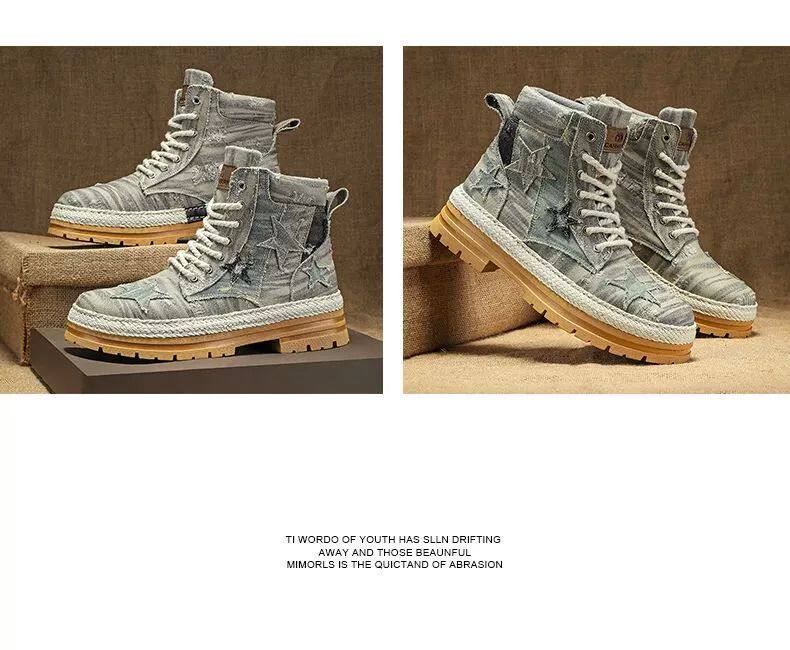берцы cyytl 2023 mens boots casual shoes cowboy military platform OTHER