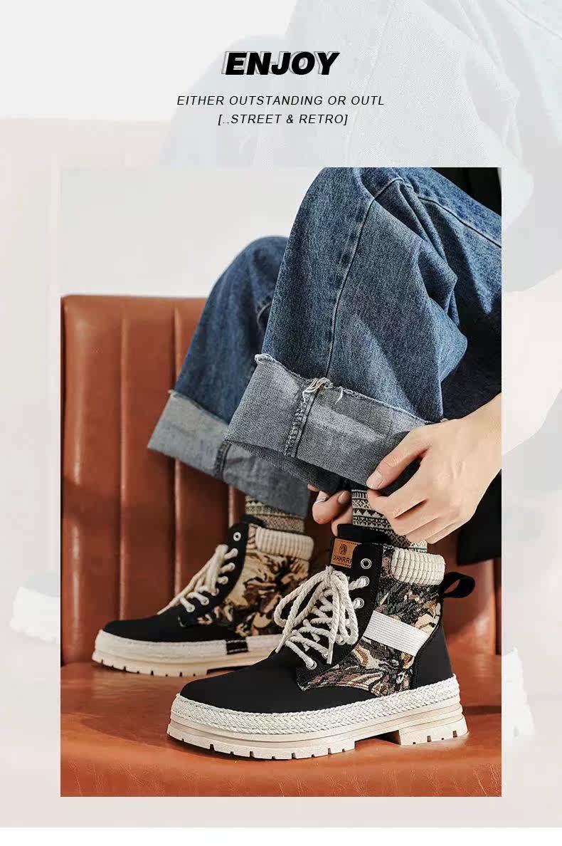 берцы cyytl 2023 mens boots casual shoes cowboy military platform OTHER