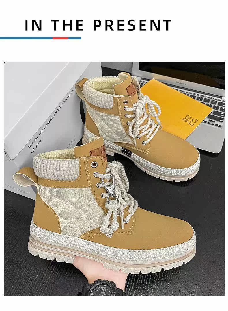 берцы cyytl 2023 mens boots casual shoes cowboy military platform OTHER