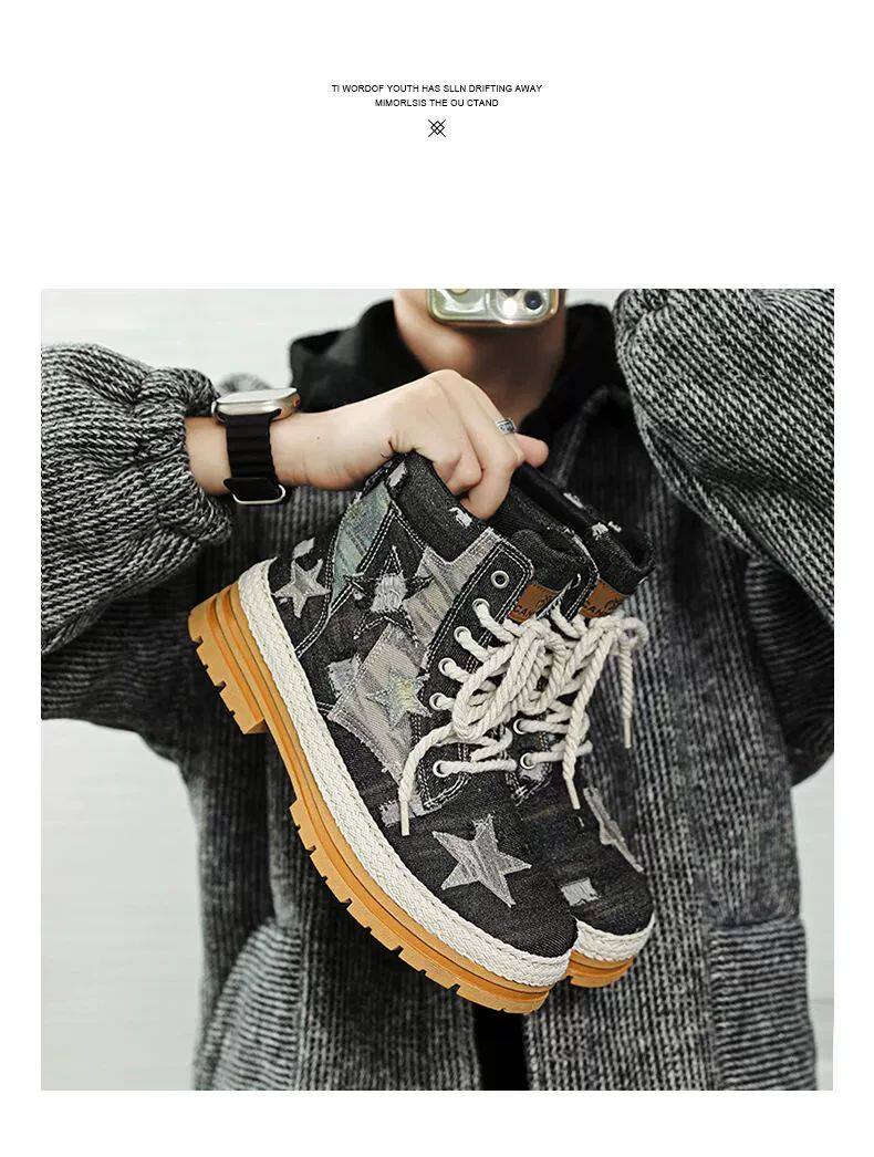 берцы cyytl 2023 mens boots casual shoes cowboy military platform OTHER