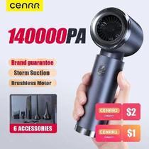 Car Vacuum Cleaner Strong Suction 140000PA Dual-Purpose Cord