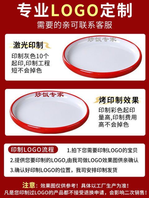Melamine Plates, Commercial Round Imitation Porcelain Barbecue Cold Dish Plates, Restaurant Hot Pot Special Plates, Buffet Stir-Fry Plates
