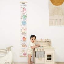 Height ruler kindergarten measurement animal three-dimensional ruler Nordic wall decorations cartoon hangings wallpaper children