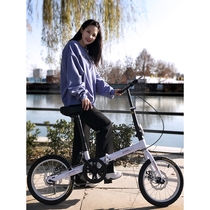 Xidisheng 16-inch folding ultra-light portable small male and female student and child adult bicycle single speed