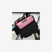 Childrens mountain bike bag front beam bag front bar small hanging bag bag upper tube storage waterproof mobile phone bag piggyback bag