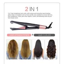 2 In 1 Curling And Straightening Twist Iron Splint Professio