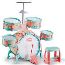 Childrens large multi-functional drum set for beginners jazz drum instrument 3-6-10 years old beating baby toy gift