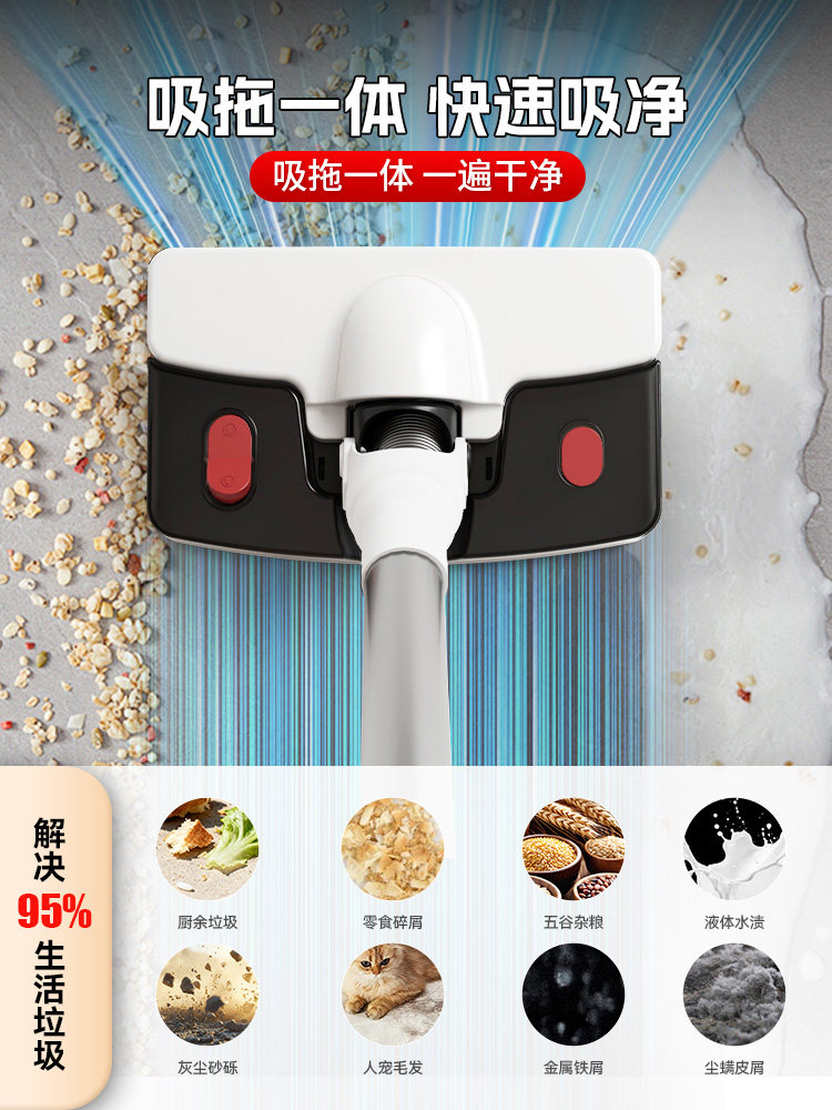 Royalstar Vacuum Cleaner for Home Use, Strong Suction for Pet Hair, Silent and Powerful, Suitable for Commercial Use, Cleaning and Grout Vacuuming