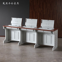 Flipped Computer Desk School Concealed Single Double Computer Flipped Desk Room Multimedia Flipper