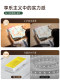 Natural Vintage-Style Master Bedroom Lamp, French Retro Children's Room Creative Romantic Eye-Protecting Cookie Ceiling Lamp