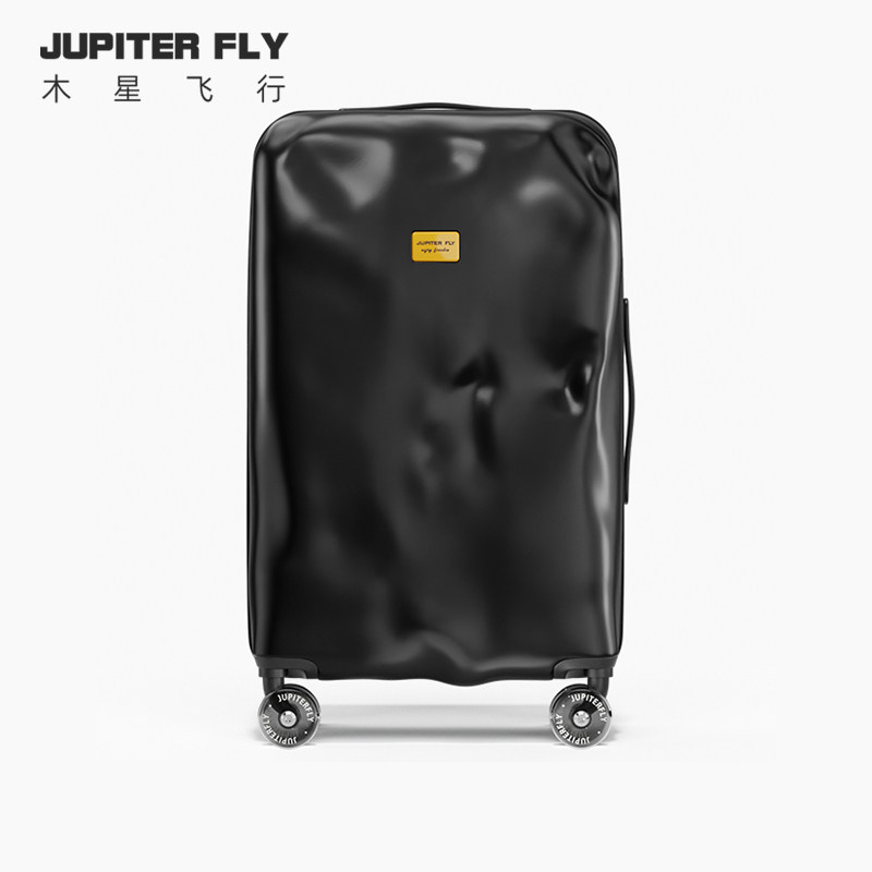 20-inch carry-on suitcase with a distressed design, featuring a unique style and ultra-lightweight design. 24-inch suitcase with silent universal wheels.