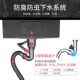 Black 304 Stainless Steel Small Sink, Embedded Under-Counter Basin, Kitchen Handmade Thickened Vegetable Washing Basin, Large Single Sink