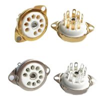 5pcs Durable 9PIN Tube Socket for 12AX712AT712AU7ECC83