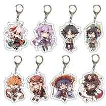 Anime Game Genin Impact Key Chain Men Car Keycha for Men B