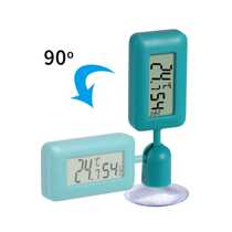 New Product Reptile Thermometer 360° Rotating Luminous Suction Cup Electronic Temperature and Humidity Meter