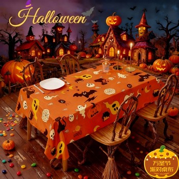 Horror atmosphere halloween decoration tablecloth Horror atmosphere halloween decoration tablecloth