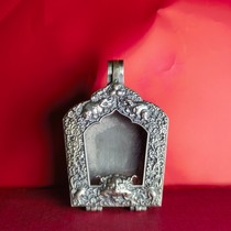 Pendant pure silver Gawu ag99 9 (given as a gift of zodiac animal protection Buddha ore face painted Casa