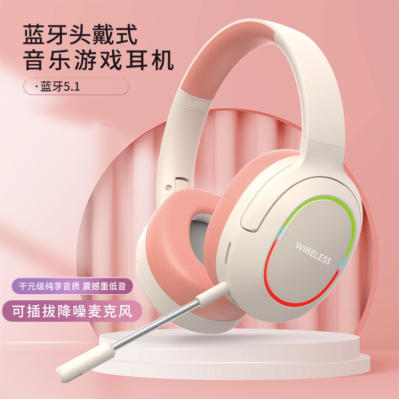 Best-Selling Over-Ear Bluetooth Headphones for Gaming, Mobile Phones, and Computers, L800 Replacement