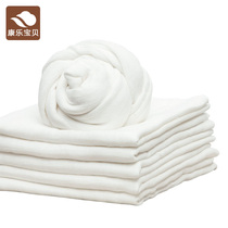 October Crystallized Newborn Double Layer Pure Cotton Washable Gauze Diaper Baby Supplies Summer Newborn Baby Diaper 5 Pieces