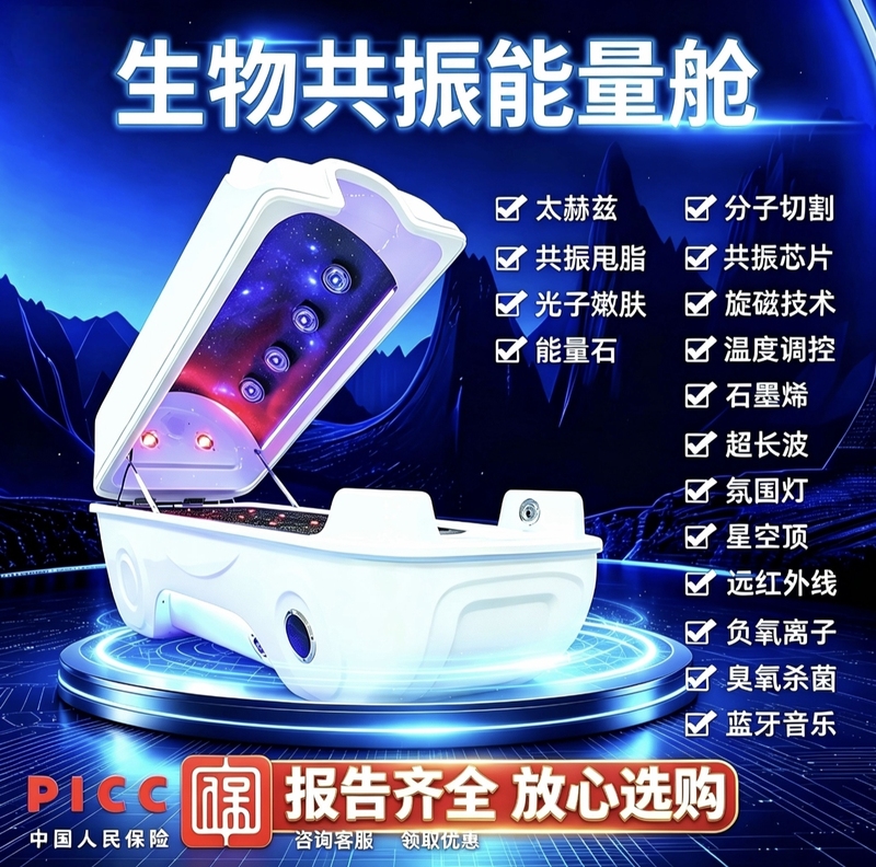 Far-Infrared Bioresonance Energy Cabin, Home Full-Body Sweat Steaming Cabin, Beauty Salon Same Model, Dehumidifying and Cold-Removing Space Health Cabin